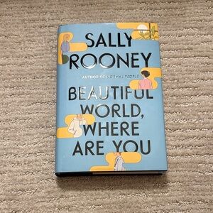 Sally Rooney "Beautiful World, Where Are You" – Light Blue Hardcover